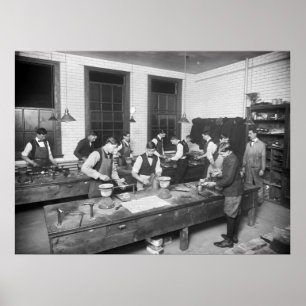 Plumbing School, early 1900s Poster