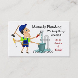 Plumbing Service Business Card