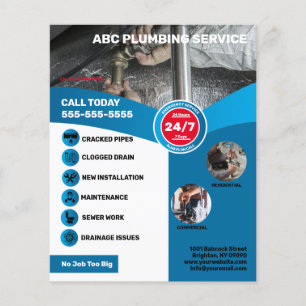 Plumbing Service Flyer