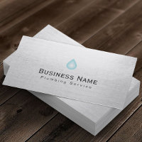 Plumbing Service Water Drop Icon Professional