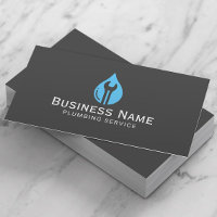 Plumbing Service Water Drop Tool Logo Professional