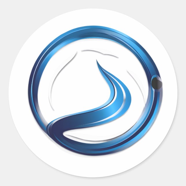plumbing services logo classic round sticker (Front)