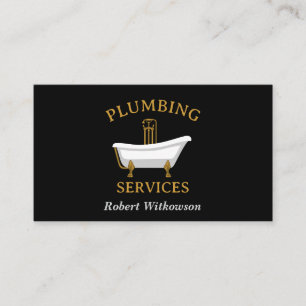  Plumbing Services Sanitary Business Card