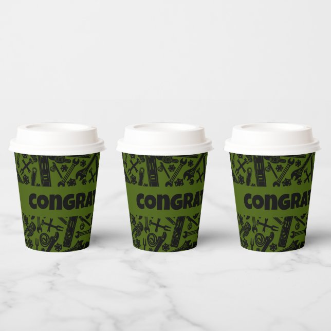  Plumbing Tools, Construction Paper Cups (Multi)