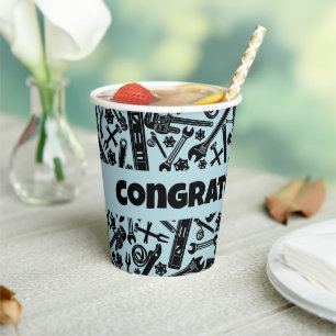 Plumbing Tools Party Cups Plumber Party Decor