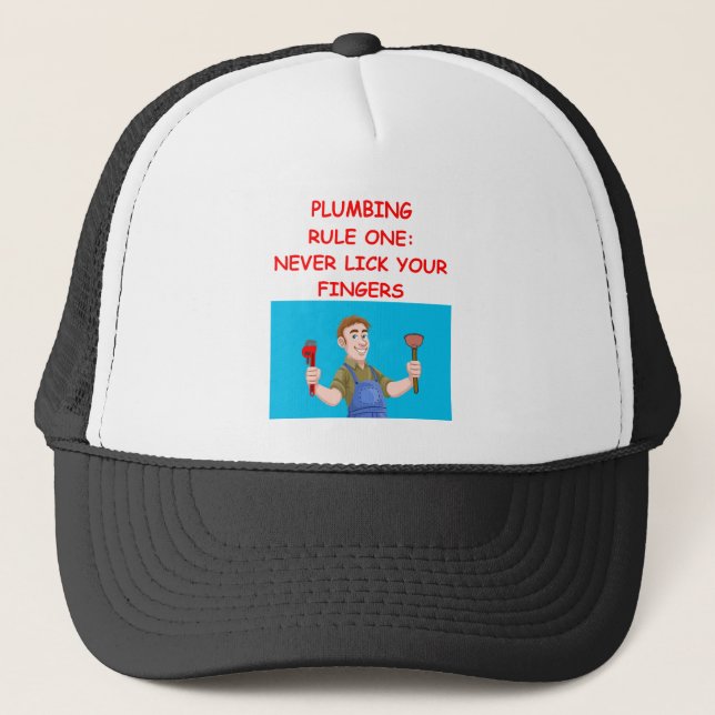 PLUMBING TRUCKER HAT (Front)