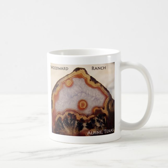 Plume Agate coffee mug (Texas) (Right)