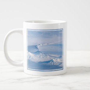 Plume Emanating From Kliuchevskoi Volcano. Large Coffee Mug