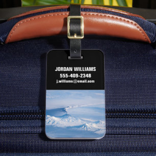 Plume Emanating From Kliuchevskoi Volcano. Luggage Tag
