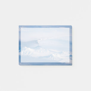 Plume Emanating From Kliuchevskoi Volcano. Post-it Notes