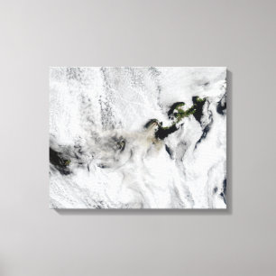 Plume from Okmok Volcano, Aleutian Islands 2 Canvas Print