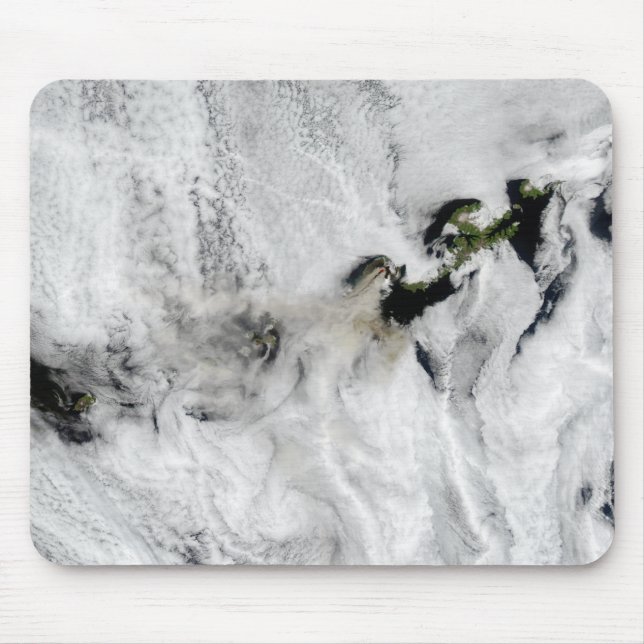 Plume from Okmok Volcano, Aleutian Islands 2 Mouse Mat (Front)