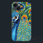 Plumed Peacock I iPhone 13 Case<br><div class="desc">Animals</div>