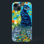 Plumed Peacock II iPhone 13 Case<br><div class="desc">Animals</div>