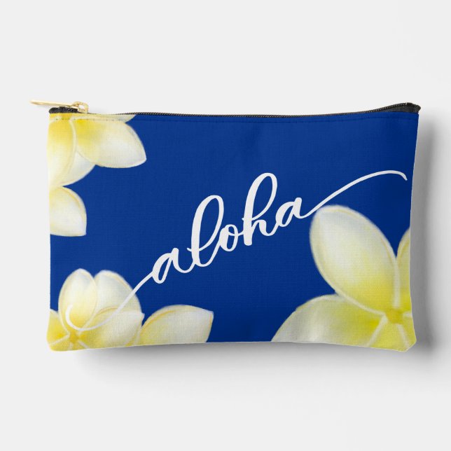 Plumeria Aloha Pouch (Front)