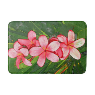 Plumeria Bath Mat
