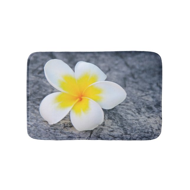 plumeria bath mat (Front)