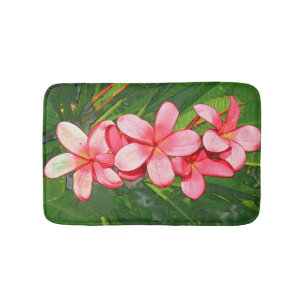Plumeria Bath Mat