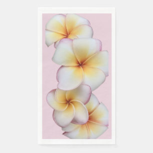 Plumeria Blooms  Napkin