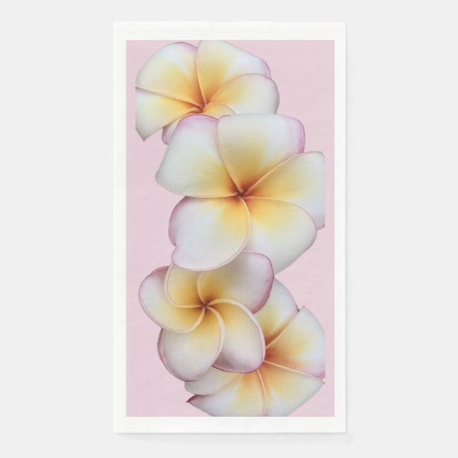 Plumeria Blooms  Napkin (Front)