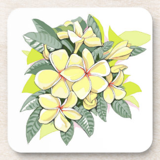Plumeria Coaster Set of 6