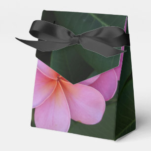 plumeria floral photo favour box