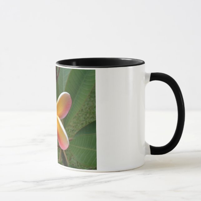 Plumeria Flower - Oahu Hawaii Mug (Right)