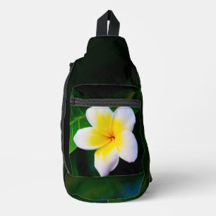 Plumeria Flower Photography Sling Bag