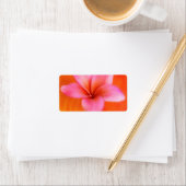 Plumeria Frangipani Hawaii Flower Customised Blank Label (Insitu)