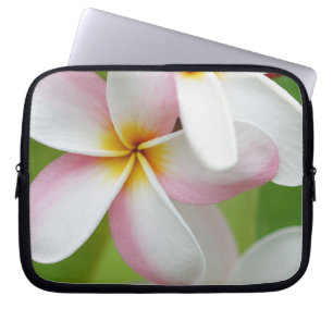 Plumeria Frangipani Hawaii Flower Customised Blank Laptop Sleeve