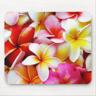 Plumeria Frangipani Hawaii Flower Customised Mouse Mat