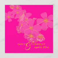 Plumeria / Hot Pink Luau/Graduation/Wedding