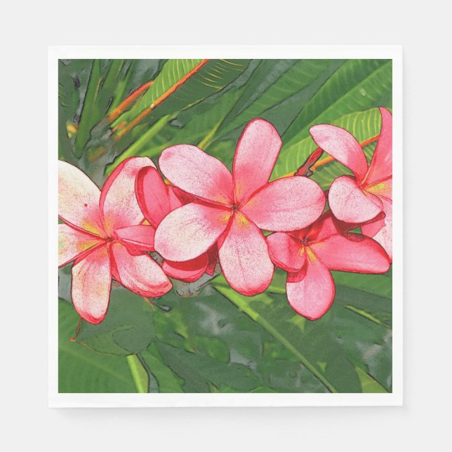 Plumeria Napkin (Front)