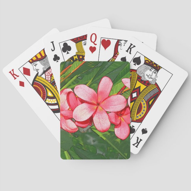 Plumeria Playing Cards (Back)