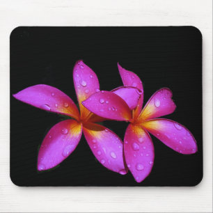 Plumeria purple mousepad