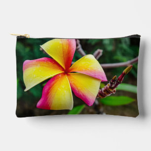 Plumeria rubra accessory pouch