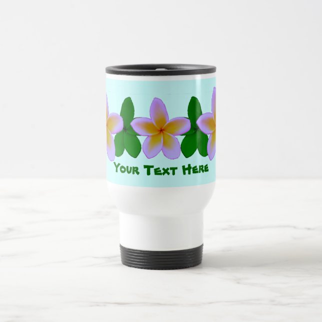 Plumeria Travel Mug (Center)