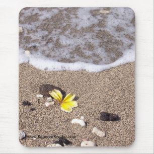 Plumeria Washes Ashore Mouse Mat