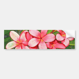 Plumerias Bumper Sticker