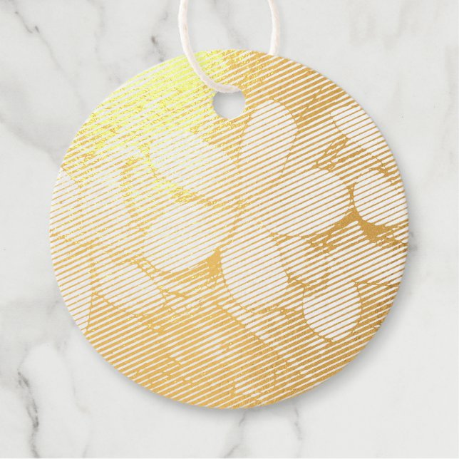 Plumerias Favour Tags (Front)