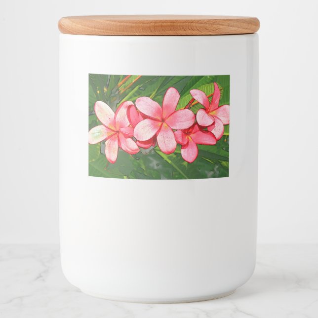 Plumerias Food Label (Front)