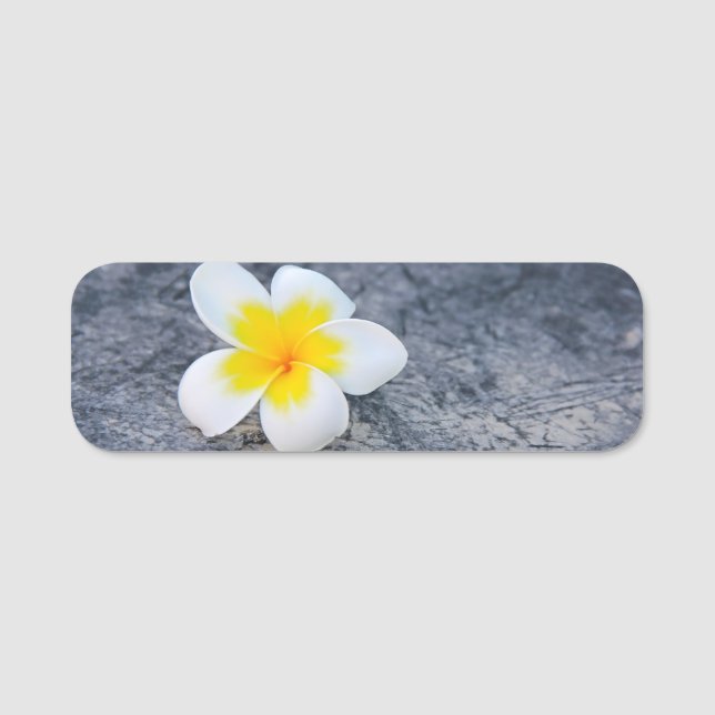 Plumerias Name Tag (Front)