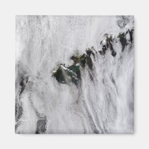 Plumes from Okmok Volcano, Aleutian Islands Magnet