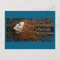 Plumita Voladora Post Card