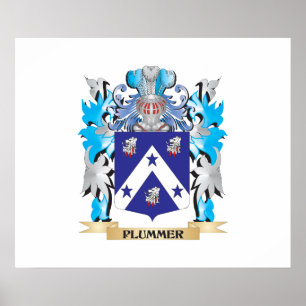 Plummer Coat of Arms - Family Crest Poster
