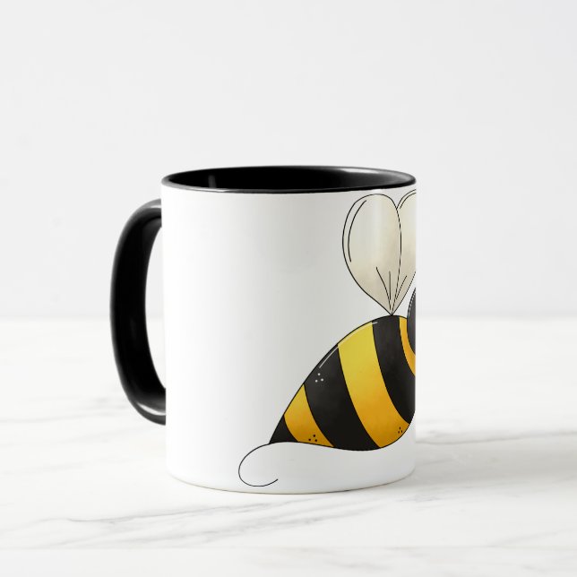 Plump Bee Mug (Front Left)