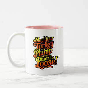 Plump Turkey, Cartoon Diva Turkey, Mug