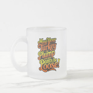 Plump Turkey, Cartoon Diva Turkey, Mug