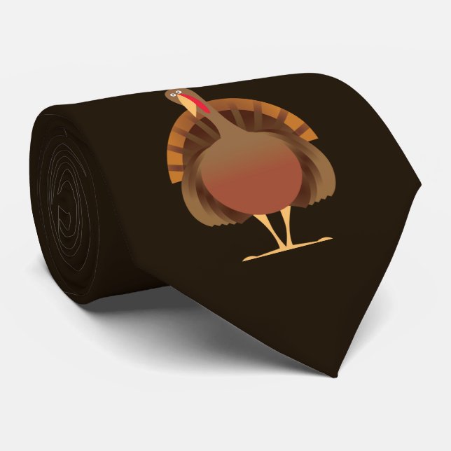 Plump Turkey Tie (Rolled)
