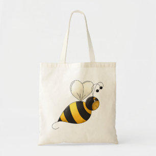 Plump Winged Bumble Bee Tote Bag